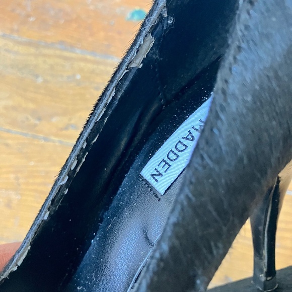 Steve Madden black pony hair pumps - Picture 6 of 6